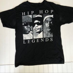 HIP HOP LEGENDS  T-shirt Tupac  B.I.G. Easy E
